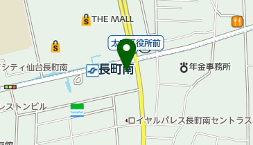 長町南歯科医院の地図画像