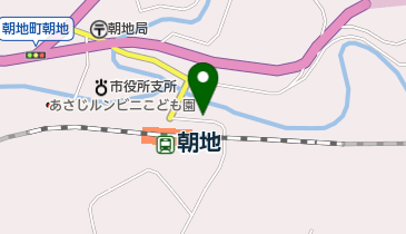 朝地町アルファ歯科医院の地図画像