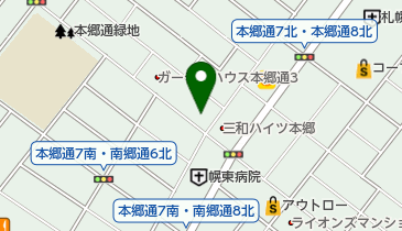 たかはし歯科医院の地図画像