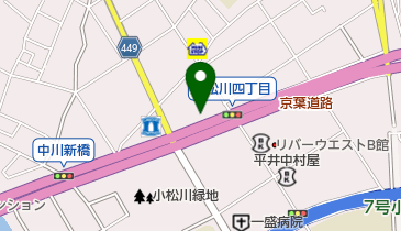 小松川橋歯科医院の地図画像