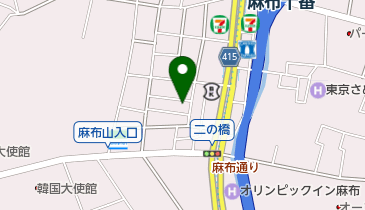 麻布小川歯科医院の地図画像