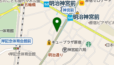 原宿デンタルクリニックの地図画像