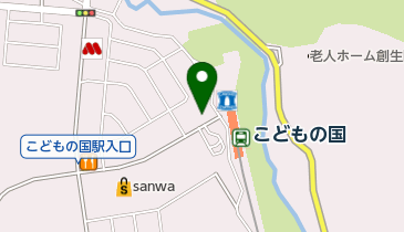 こどもの国歯科の地図画像
