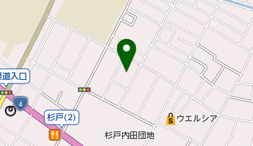 内田いわかみ歯科の地図画像