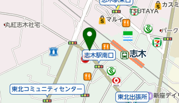 けやき歯科医院の地図画像