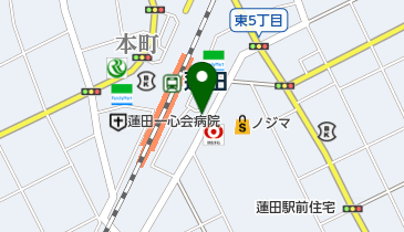 蓮見歯科医院の地図画像