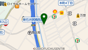 しだはら歯科医院の地図画像