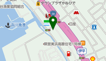 へんとな歯科医院の地図画像