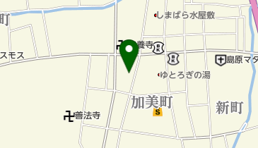 いなだ歯科の地図画像
