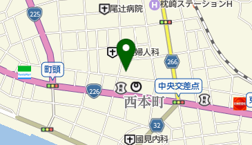 山之内歯科医院の地図画像