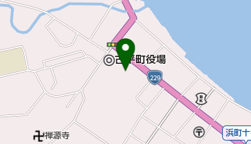 佐久間歯科古平医院の地図画像