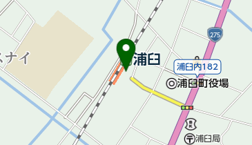 浦臼町歯科診療所の地図画像