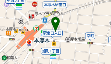 厚木みどり歯科の地図画像