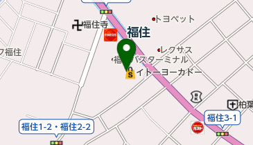 福住メディカル歯科の地図画像