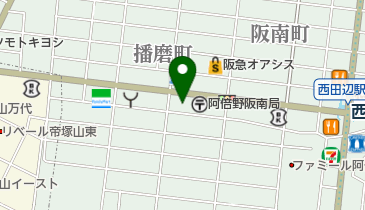 きじ歯科西田辺診療所の地図画像