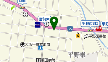 ながやま歯科の地図画像