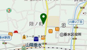 むかいやま歯科クリニックの地図画像