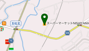 うまだ歯科医院の地図画像