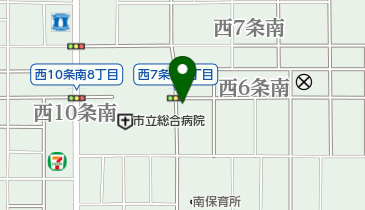 名寄歯科医院の地図画像