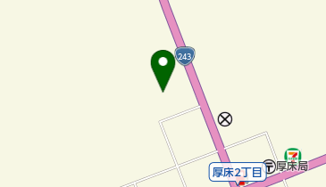 根室市立厚床歯科診療所の地図画像