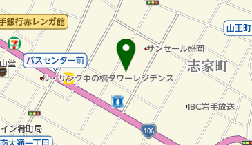横藤歯科医院の地図画像