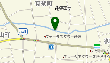 フラワー歯科の地図画像