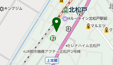 きたまつど歯科の地図画像