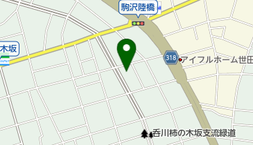 柿の木坂ファミリー歯科の地図画像
