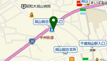 くりた歯科医院の地図画像