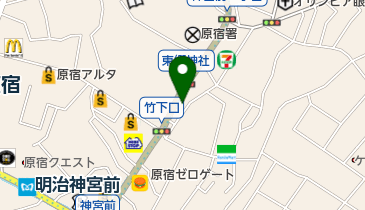 神宮前矯正歯科の地図画像