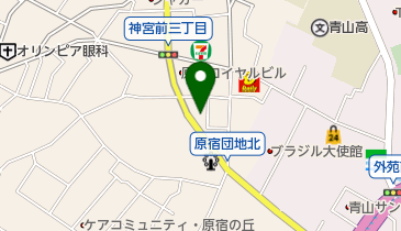 青山ウエスト歯科の地図画像
