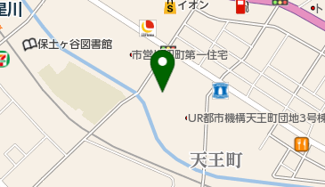 天王町歯科クリニックの地図画像