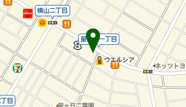 星が丘歯科クリニックの地図画像