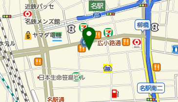 名駅メデントクリニックの地図画像