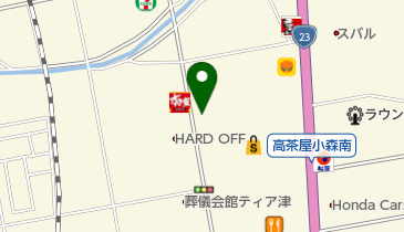はやし歯科医院高茶屋診療所の地図画像