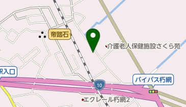 まつした歯科医院の地図画像