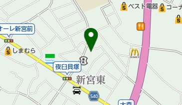 しげおか歯科医院の地図画像