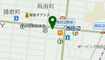 西田辺えがしら歯科の地図画像