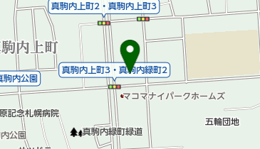 まこまないファミリー歯科の地図画像