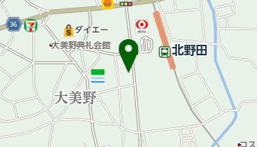 おだデンタルクリニックの地図画像