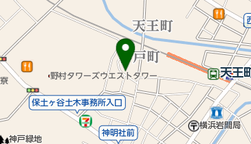 古町橋こども歯科クリニックの地図画像