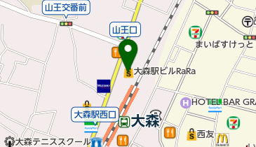 大森よこすか歯科医院の地図画像