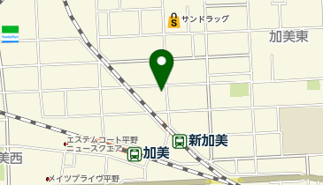 ひらのファミリー歯科の地図画像