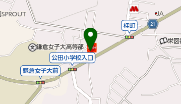 桂町デンタルクリニックの地図画像