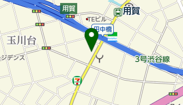 マメデンタルクリニック用賀の地図画像