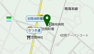 ゆり歯科医院の地図画像