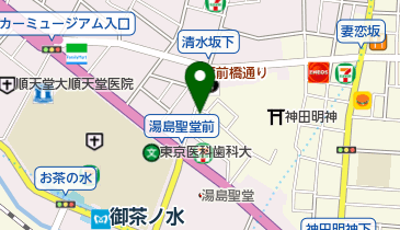 デンタルオフィス聖橋の地図画像