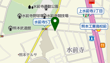 シンデンタルクリニック水前寺の地図画像