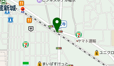 アクアファミリー歯科の地図画像