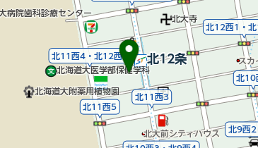 北12条ワンツー歯科の地図画像